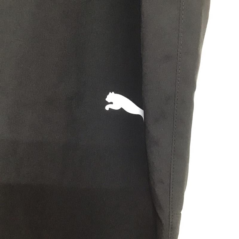 プーマ PUMA パンツ ワークパンツ、ペインターパンツ 523701 01 テーパードパンツ ランニングウェア ロングパンツ スポーツウェア XL ロゴ、文字 黒 / ブラック / メンズ USED 古着 中古 10138939
