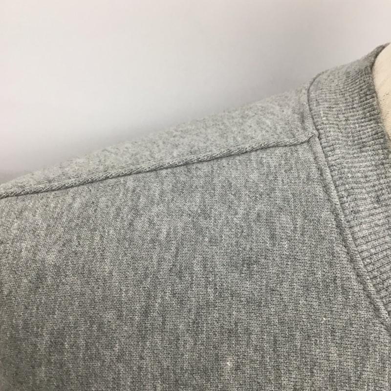 カーハート Carhartt トレーナー 長袖 長袖トレーナー スウェット クルーネック リブスウェットカットソー L ロゴ、文字 灰 / グレー / メンズ USED 古着 中古 10107683