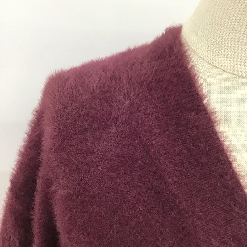 ロンハーマン Ron Herman カーディガン 長袖 RHC Vネック ロングカーディガン 無地 ボルドー / ボルドー / レディース USED 古着 中古 10109045