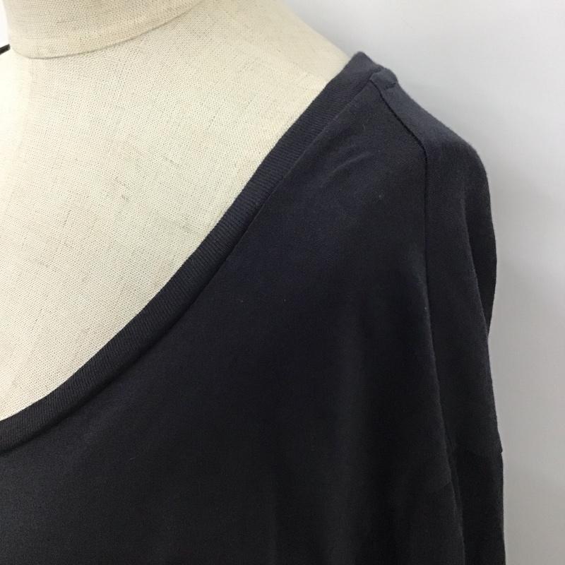 ラルフローレン RALPHLAUREN Tシャツ 長袖 ビッグポニー S プリント 黒 / ブラック / レディース USED 古着 中古 10114443