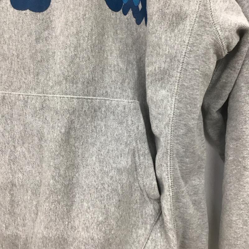 アベイシングエイプ A BATHING APE パーカー 長袖 長袖パーカー フード付きパーカー プリントスウェット トレーナー S ロゴ、文字 灰 / グレー / レディース USED 古着 中古 10109168