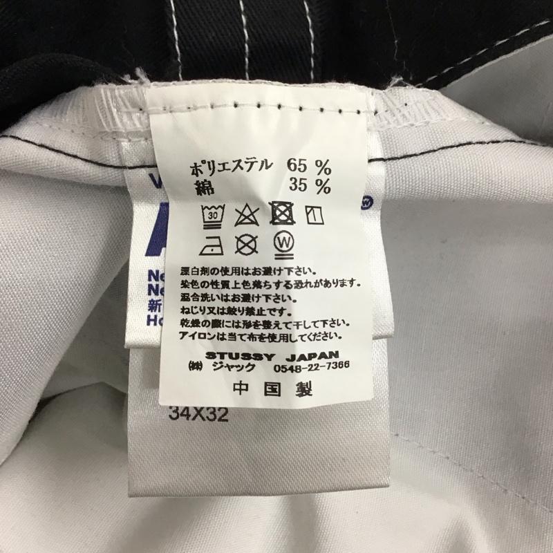 ステューシー STUSSY パンツ ワークパンツ、ペインターパンツ ワークパンツ ワイドパンツ カジュアルパンツ dickies コラボ 34 無地 黒 / ブラック / メンズ USED 古着 中古 10116393