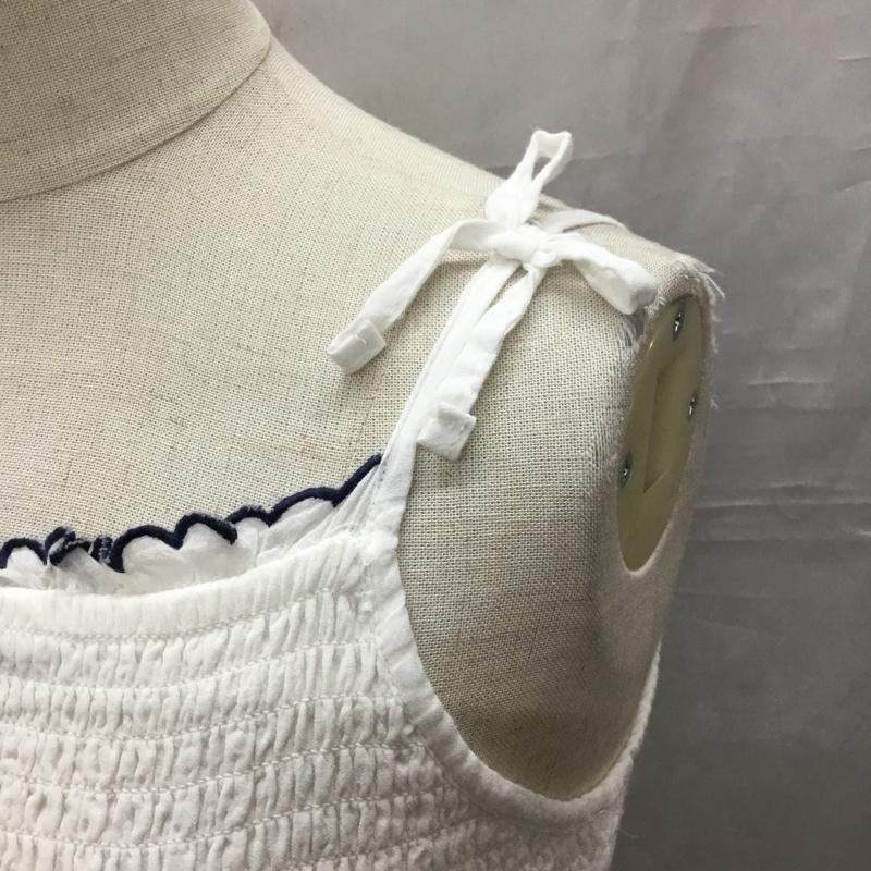 ポロラルフローレン POLO RALPH LAUREN キャミソール キャミソール シャーリング タグ付き 無地 白 / ホワイト / X 紺 / ネイビー / レディース USED 古着 中古 10118373