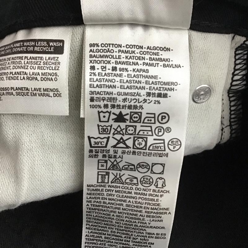 リーバイストラウスアンドコー Levi Strauss & co. パンツ デニム、ジーンズ デニムパンツ スリムパンツ カジュアルパンツ ストレッチパンツ カラーパンツ 31インチ 無地 黒 / ブラック / メンズ USED 古着 中古 10132100