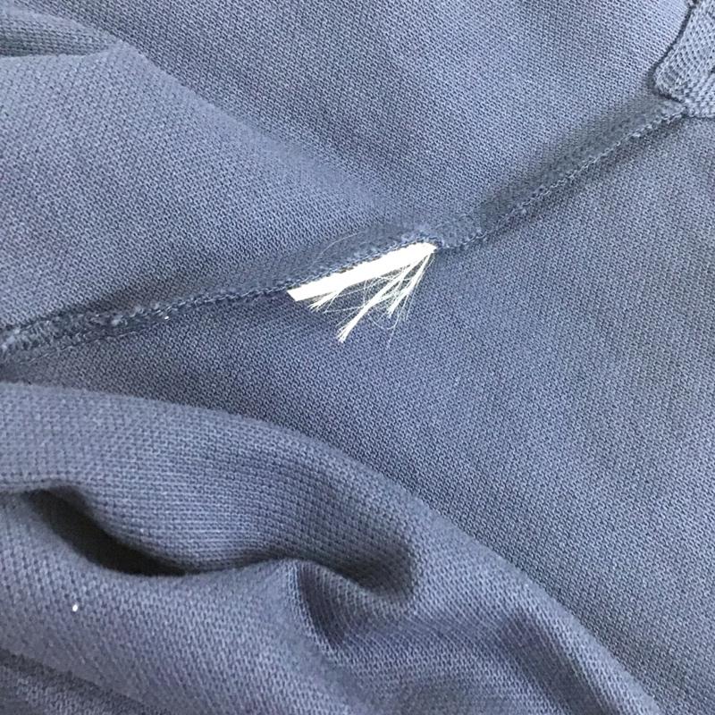 ポロラルフローレン POLO RALPH LAUREN ワンピース ロングスカート 半袖ロングワンピース ポロシャツワンピース M ロゴ、文字 紺 / ネイビー / レディース USED 古着 中古 10138831