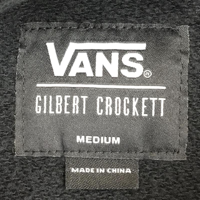 バンズ VANS パーカー 長袖 M ロゴ、文字 黒 / ブラック / メンズ USED 古着 中古 10136082