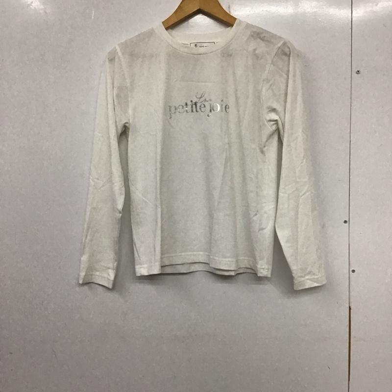 ロペピクニック ROPE PICNIC Tシャツ 長袖 38 ロゴ、文字 X プリント 白 / ホワイト / レディース USED 古着 中古 10137386