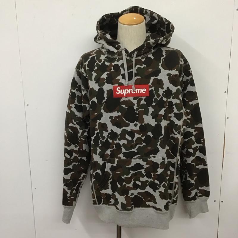 シュプリーム Supreme パーカー 長袖 12AW BoxLogoPulloverHoodie 長袖パーカー スウェットパーカー プルオーバー XL カモフラージュ柄・迷彩 マルチカラー / マルチカラー / メンズ USED 古着 中古 10107388