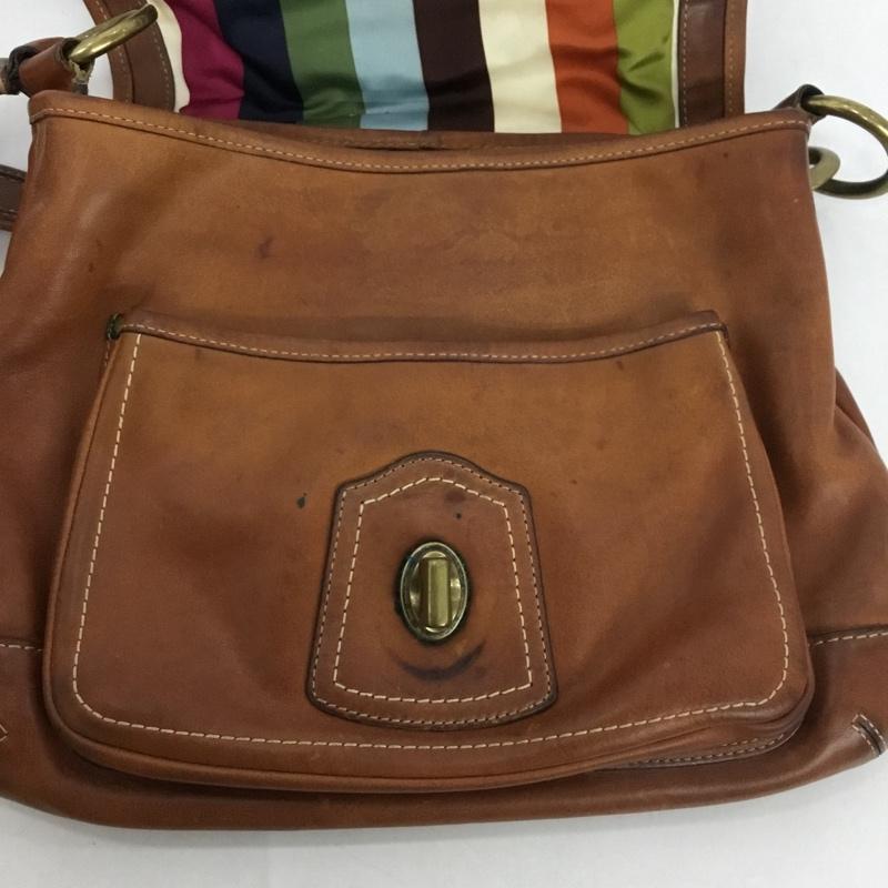 コーチ COACH トートバッグ トートバッグ K0669 10327 ワンショルダー レザー ロゴ、文字 茶 / ブラウン / レディース USED 古着 中古 10129104
