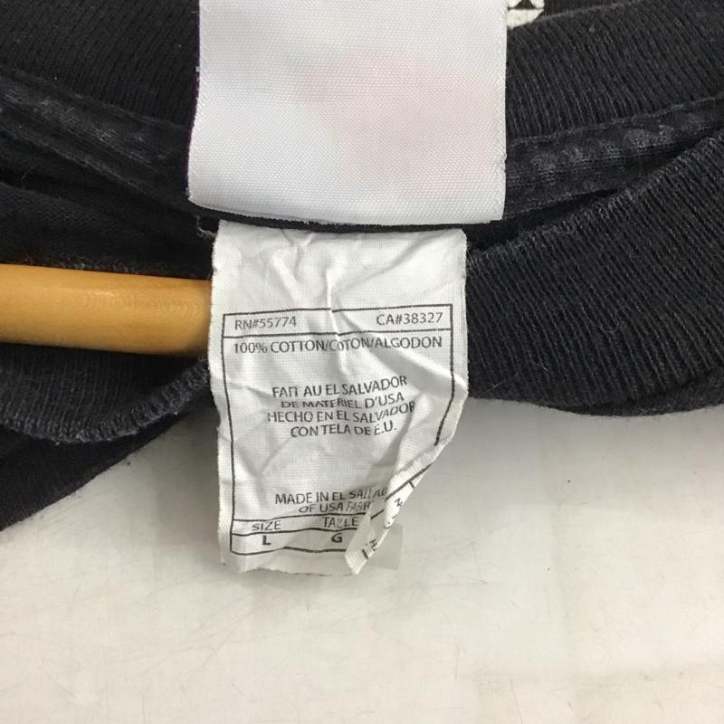 マジェスティック MAJESTIC Tシャツ 半袖 半袖カットソー プリントTシャツ クルーネックカットソー L ロゴ、文字 黒 / ブラック / メンズ USED 古着 中古 10145526