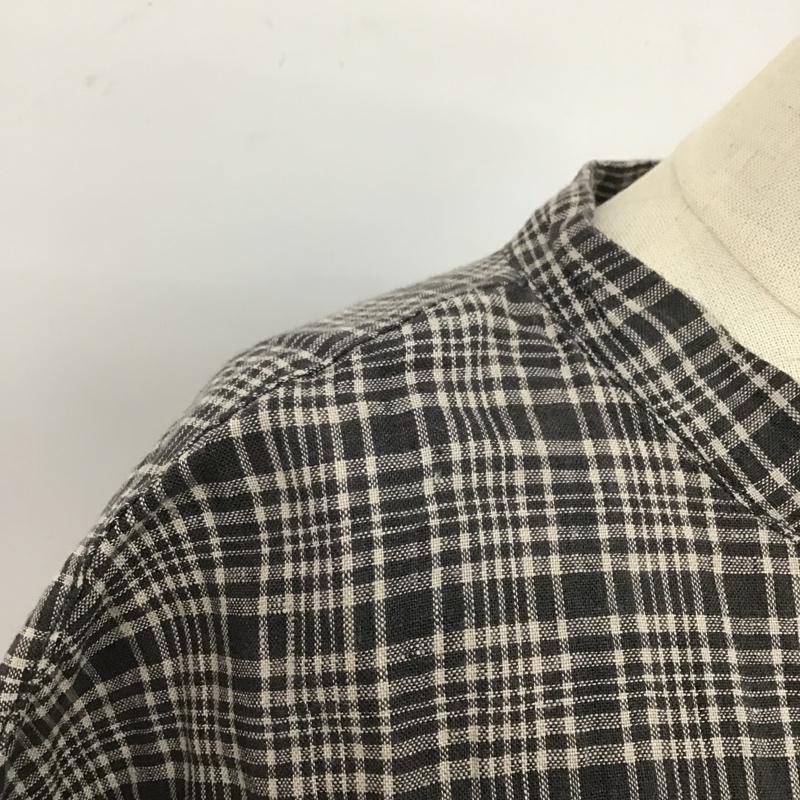 スタディオクリップ studio CLIP シャツ、ブラウス 半袖 L チェック マルチカラー / マルチカラー / レディース USED 古着 中古 10106186