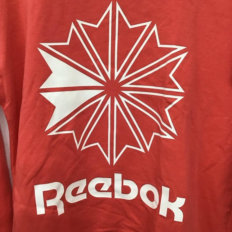 リーボック Reebok Tシャツ 長袖 DT7245 M プリント X ロゴ、文字 桃 / ピンク / レディース USED 古着 中古 10130376