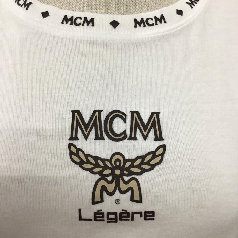 エムシーエム MCM Tシャツ 半袖 半袖 M プリント 白 / ホワイト / レディース USED 古着 中古 10117321