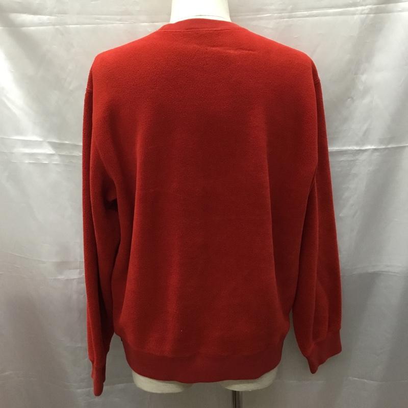 シュプリーム Supreme トレーナー 長袖 2018FW PolartecSmallBoxCrewneck 長袖フリースカットソー スウェット M ロゴ、文字 赤 / レッド / メンズ USED 古着 中古 10108251