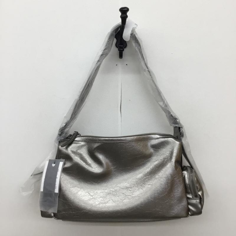 ジーナシス JEANASIS ハンドバッグ ハンドバッグ ロゴ、文字 銀 / シルバー / レディース USED 古着 中古 10136405