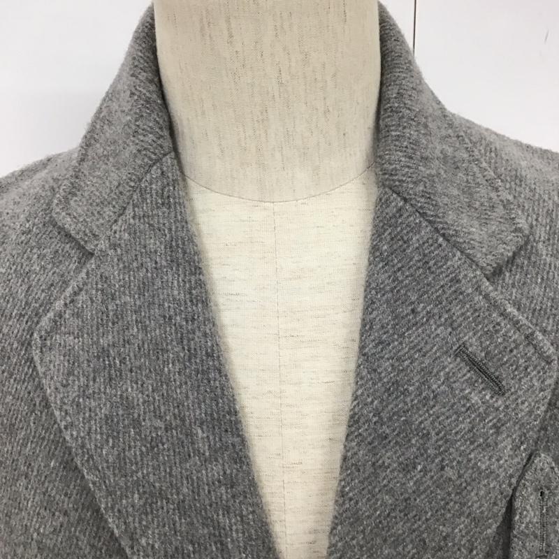 ソロイスト the soloist ジャケット、上着 ジャケット、ブレザー sj.0010baw15 15AW ウールツイルカットオフチェスターコート ロングコート アウター 44 無地 灰 / グレー / メンズ USED 古着 中古 10111703
