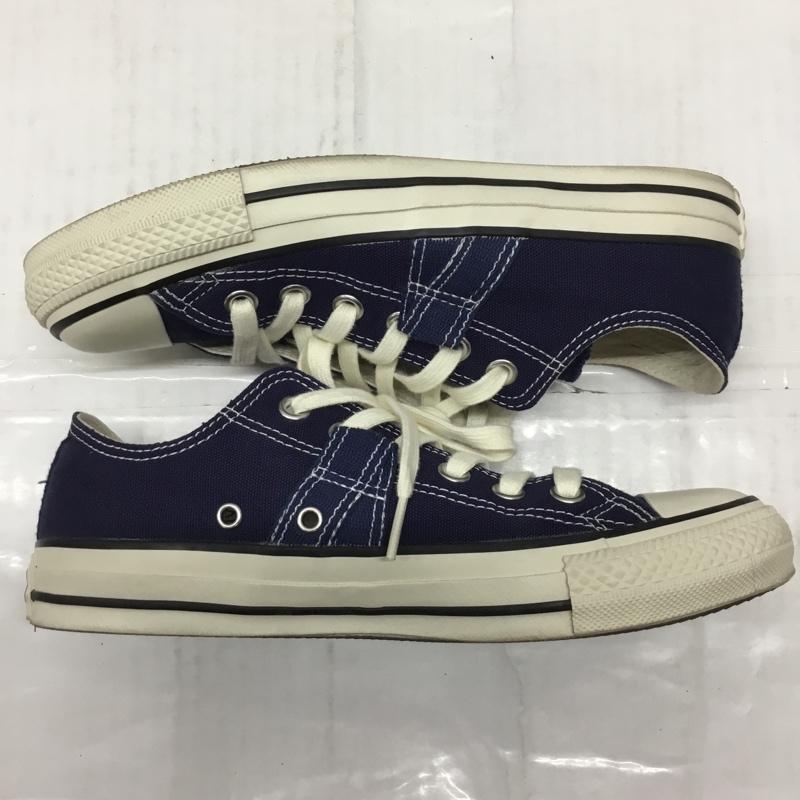 コンバース CONVERSE スニーカー スニーカー 1SD251 ローカット 24cm 24.0cm ロゴ、文字 紺 / ネイビー / X アイボリー / アイボリー / レディース USED 古着 中古 10108848