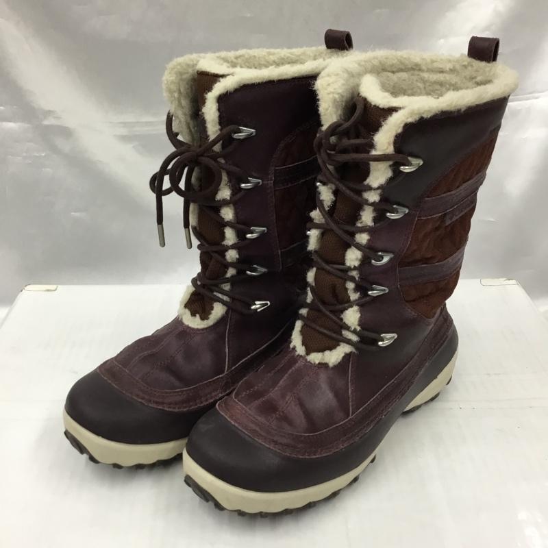 コロンビア Columbia アウトドアシューズ アウトドアシューズ BL1511-206 スノーブーツ 25cm 25.0cm 無地 ボルドー / ボルドー / レディース USED 古着 中古 10105871