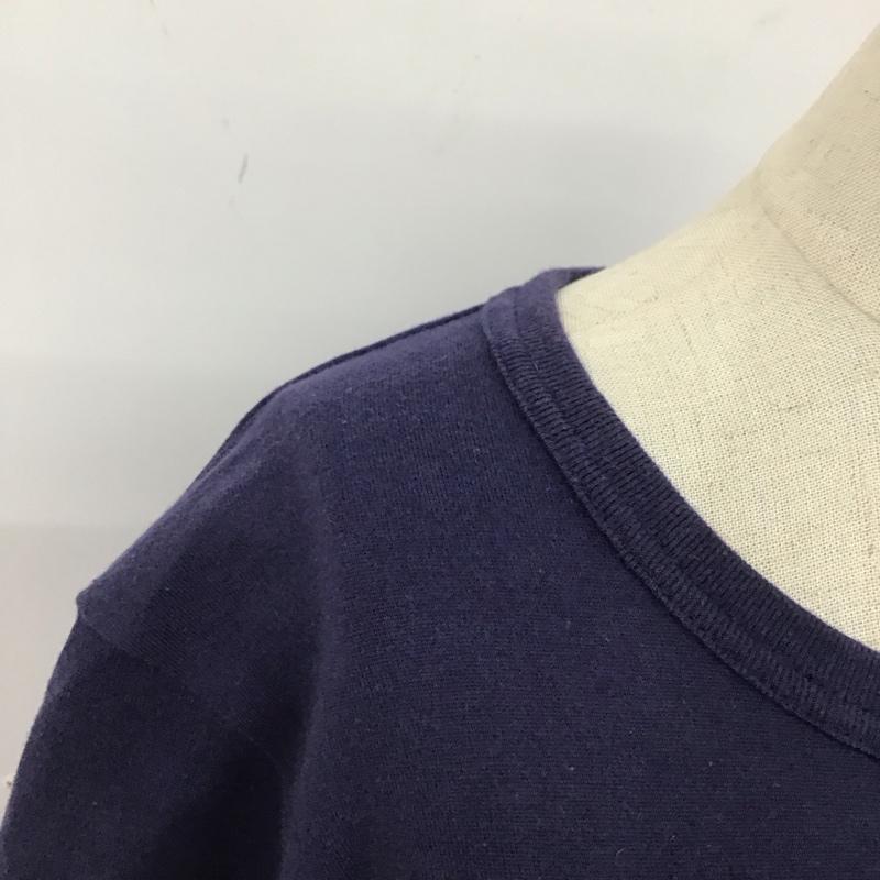 プレイコムデギャルソン PLAY COMME des GARCONS Tシャツ 半袖 az-t183 半袖カットソー プリントTシャツ L プリント 紺 / ネイビー / レディース USED 古着 中古 10114671