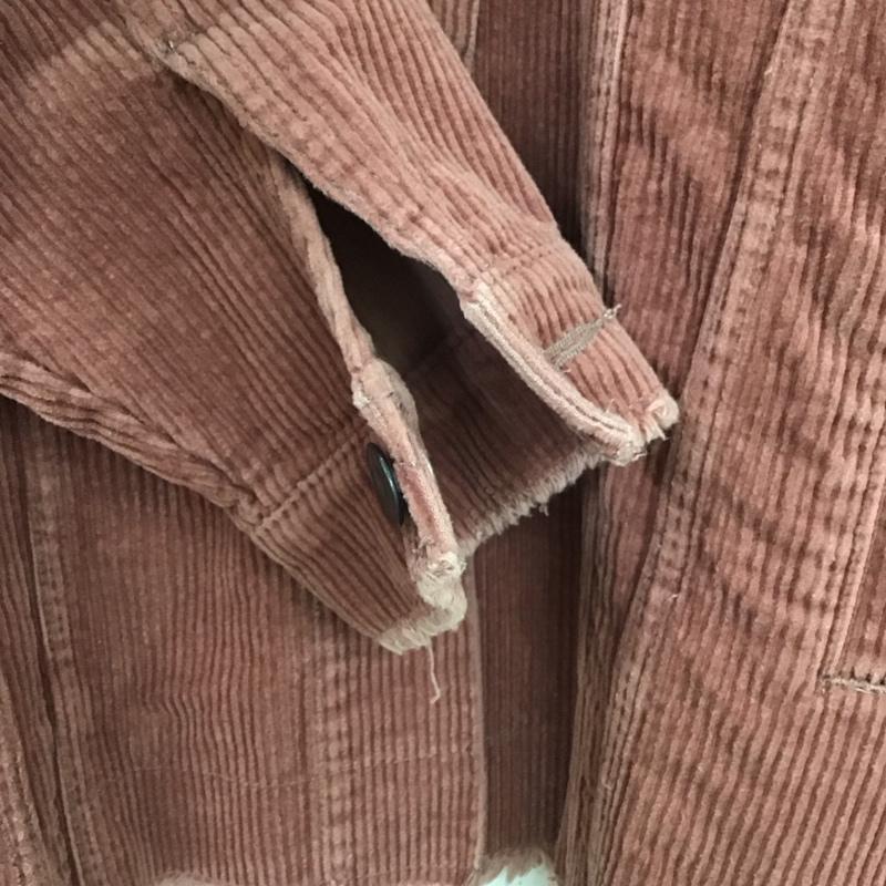 ザラ ZARA ジャケット、上着 ジャケット、ブレザー 8372 227 645 コーデュロイ XS 無地 桃 / ピンク / レディース USED 古着 中古 10138627