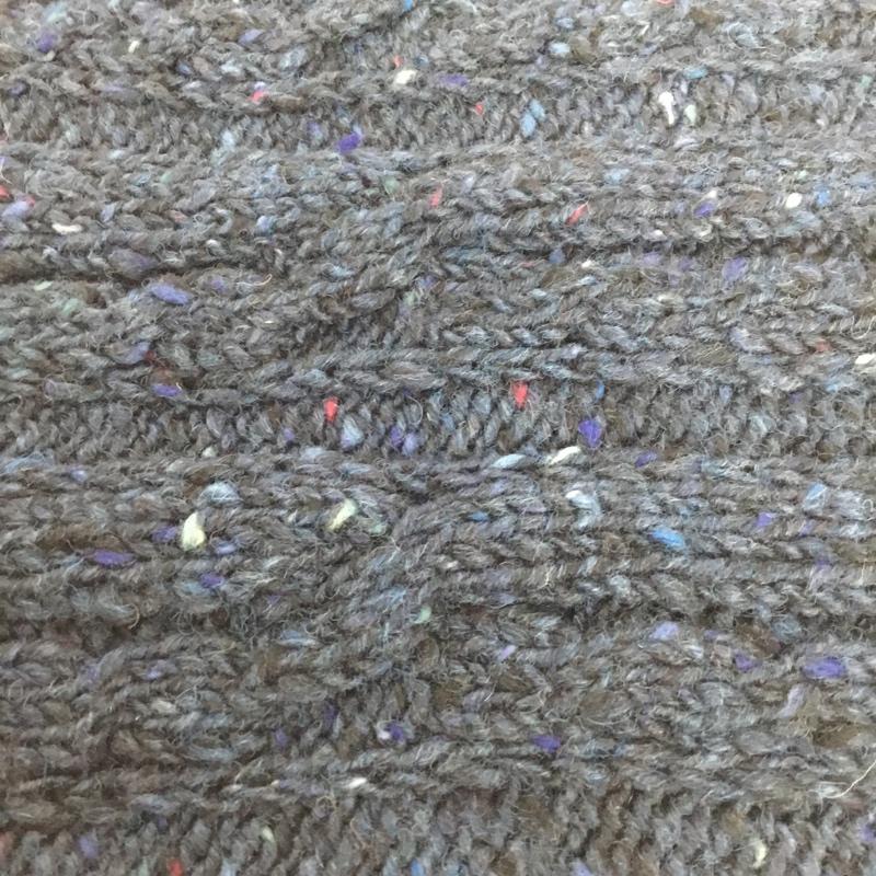 ポールスミス Paul Smith マフラー マフラー 460-440 ウール ケーブル編み 無地 紺 / ネイビー / メンズ USED 古着 中古 10130779