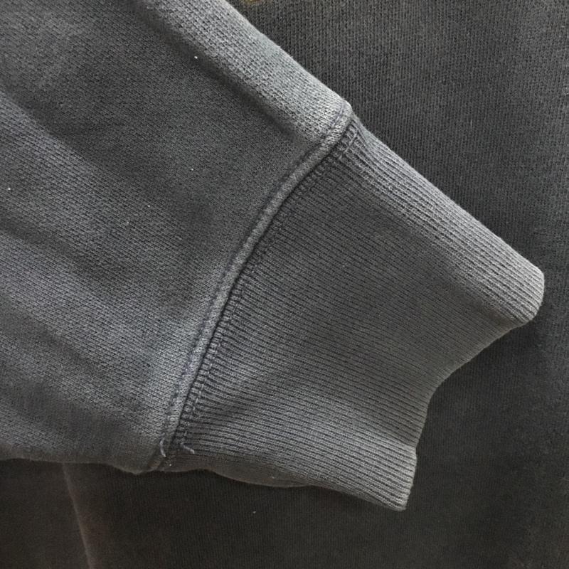 ポロジーンズカンパニー POLO JEANS COMPANY トレーナー 長袖 長袖トレーナー スウェット クルーネック リブスウェットカットソー L ロゴ、文字 紺 / ネイビー / メンズ USED 古着 中古 10114995