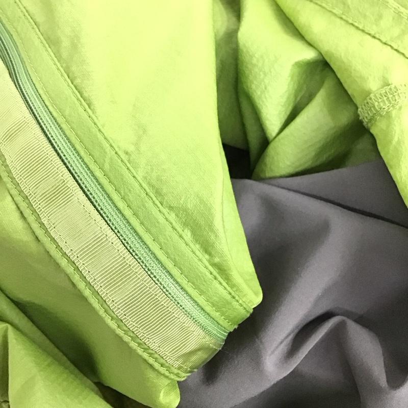 パタゴニア patagonia ジャケット、上着 ジャンパー、ブルゾン M ロゴ、文字 X プリント 緑 / グリーン / メンズ USED 古着 中古 10143293