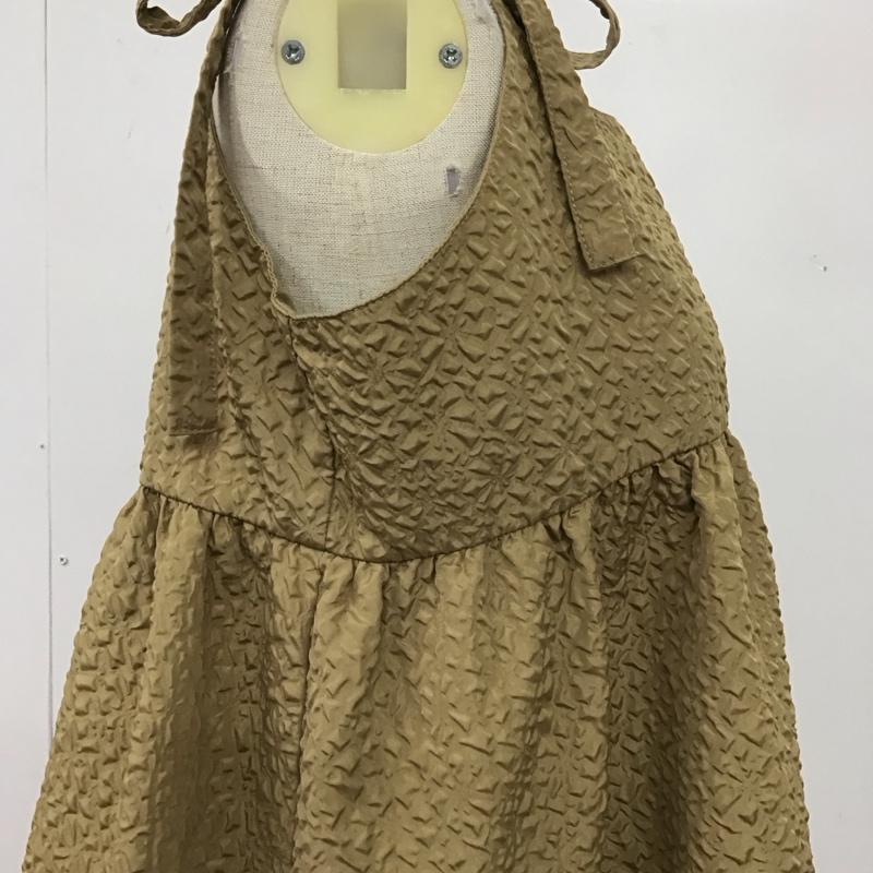 フリークスストア FREAK S STORE キャミソール キャミソール キャミソール タンクトップ ノースリーブカットソー フレアカットソー FREE 無地 ベージュ / ベージュ / レディース USED 古着 中古 10123848