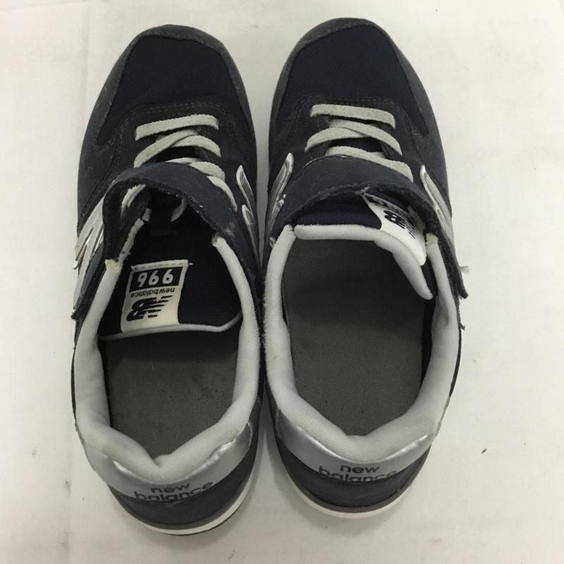 ニューバランス New Balance スニーカー スニーカー YV996CNV キッズシューズ ジュニアシューズ 24cm 24.0cm ロゴ、文字 紺 / ネイビー / レディース USED 古着 中古 10133905