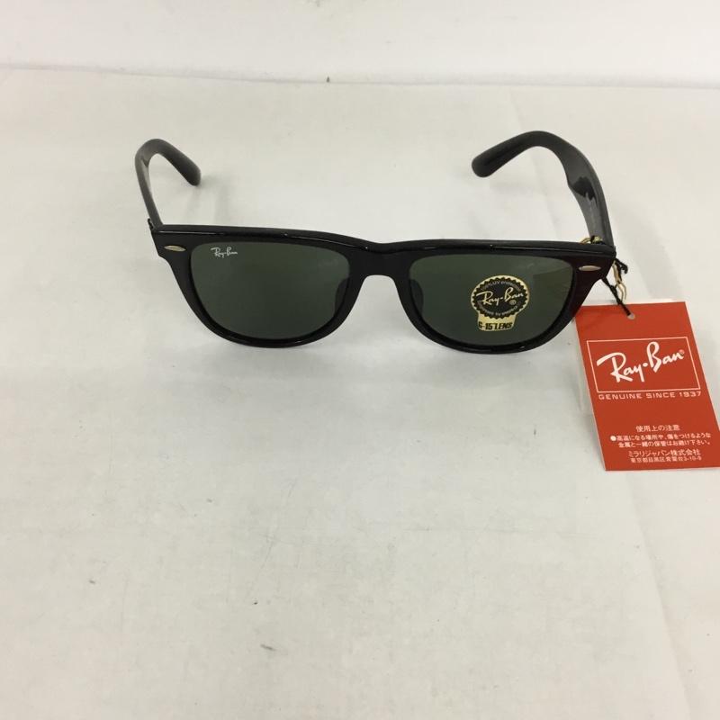 レイバン Ray-Ban めがね・サングラス サングラス RB2140-F WAYFARER カラーレンズ ロゴ、文字 黒 / ブラック / メンズ USED 古着 中古 10129399