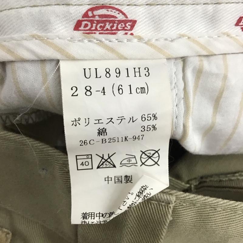 ディッキーズ Dickies パンツ ショートパンツ UL891H3 61cm ロゴ、文字 ベージュ / ベージュ / レディース USED 古着 中古 10117231
