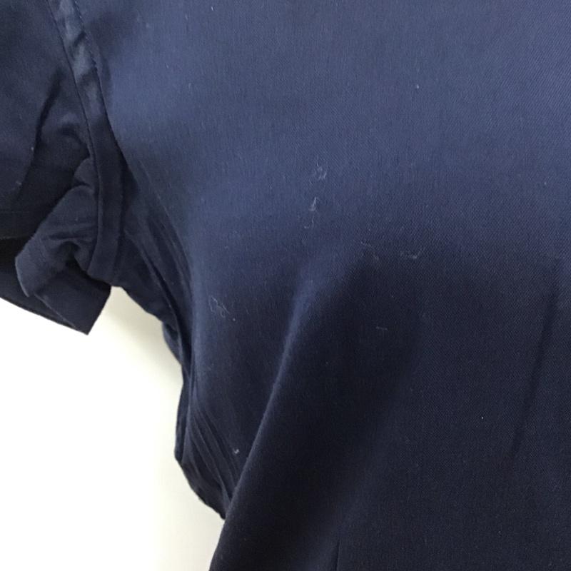 ラルフローレン RALPHLAUREN シャツ、ブラウス 半袖 半袖シャツ カラーシャツ 半袖カットソー ロゴ、文字 紺 / ネイビー / レディース USED 古着 中古 10124061