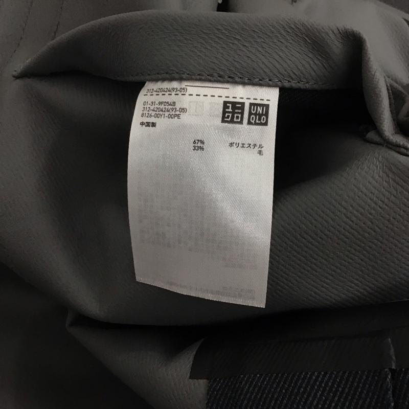 ユニクロ UNIQLO コート コート一般 312-420424 ブロックテックオーバーサイズコート M 無地 紺 / ネイビー / メンズ USED 古着 中古 10144428