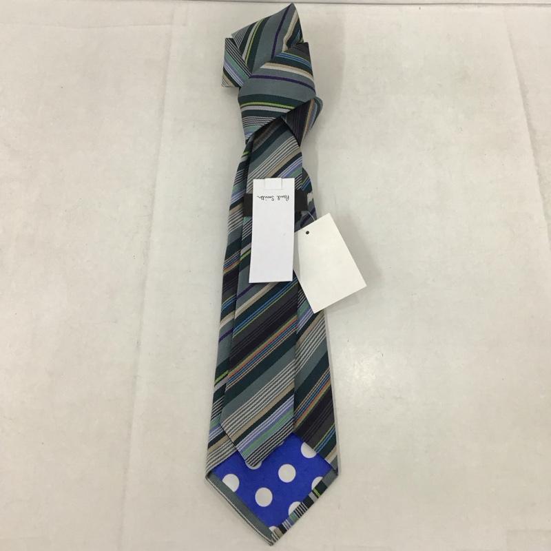 ポールスミス Paul Smith ネクタイ ネクタイ シルク ストライプ マルチカラー / マルチカラー / メンズ USED 古着 中古 10135317