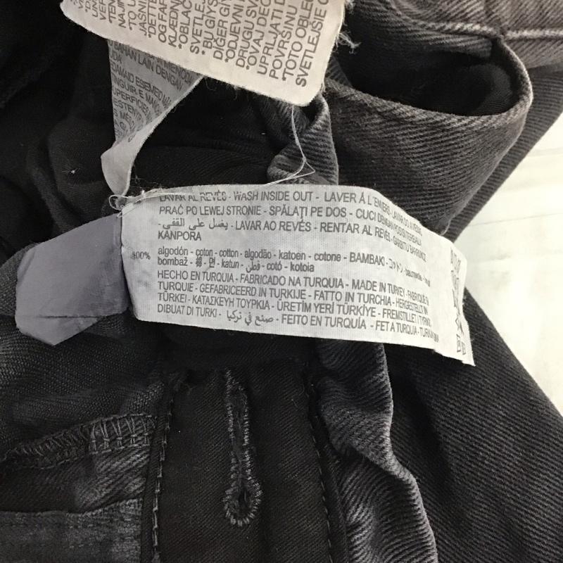 ザラ ZARA パンツ デニム、ジーンズ 5862 059 800 ハイウエスト 無地 黒 / ブラック / レディース USED 古着 中古 10109723