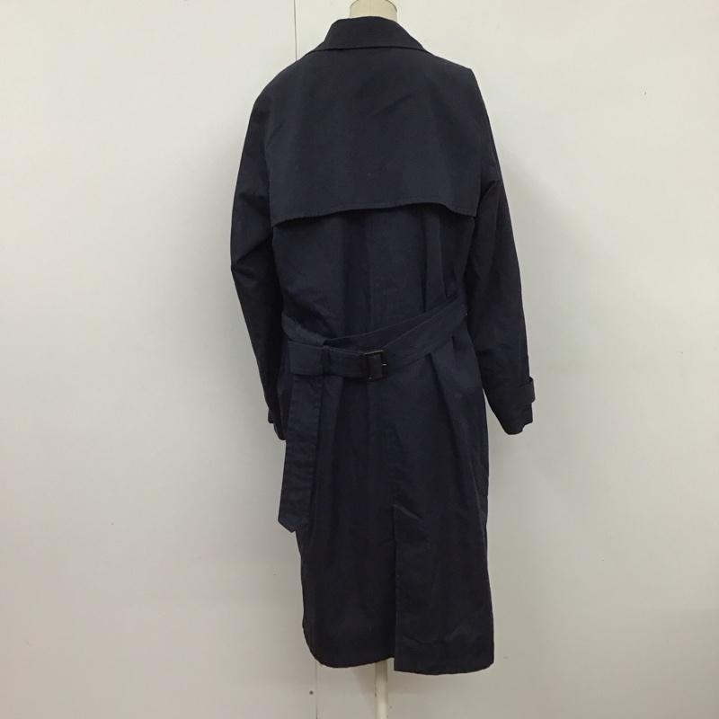アデイインザライフ ユナイテッドアローズ A day in the life UNITED ARROWS コート トレンチコート 6325-699-0333 2WAY ライナー付き 36 無地 紺 / ネイビー / レディース USED 古着 中古 10122887