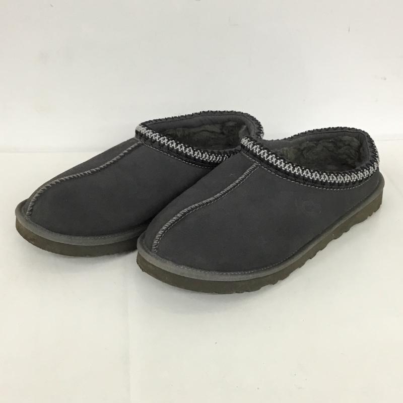アグ UGG スリッポン スリッポン 5950 TASMAN 25cm 25.0cm ロゴ、文字 灰 / グレー / レディース USED 古着 中古 10128290
