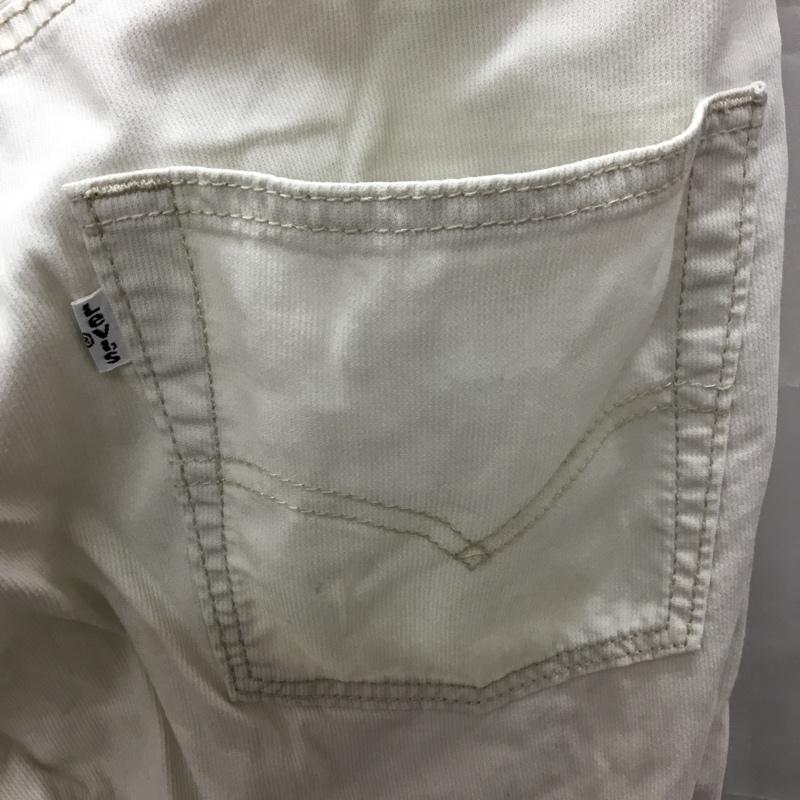リーバイス Levi s ボトムス ボトムス 29 × 32 コットン ストレートパンツ 29インチ 無地 オフホワイト / オフホワイト / メンズ USED 古着 中古 10118989