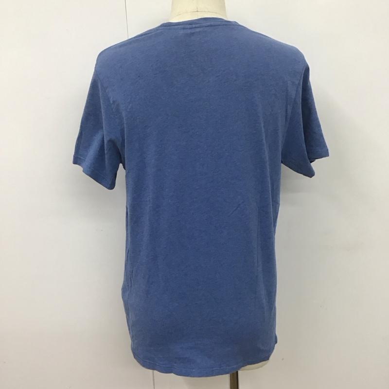 リーバイス Levi s Tシャツ 半袖 半袖カットソー プリントTシャツ クルーネックカットソー M ロゴ、文字 青 / ブルー / メンズ USED 古着 中古 10107135