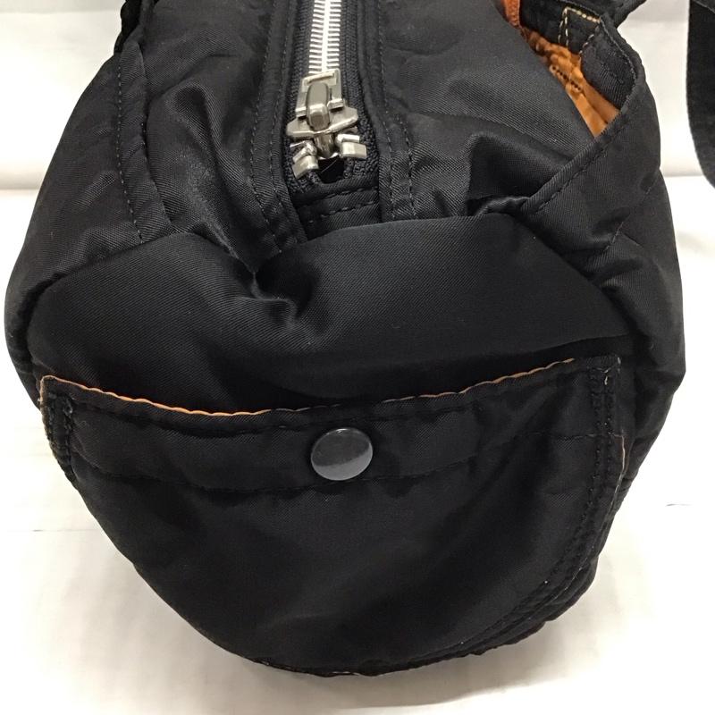 ポーター PORTER ハンドバッグ ハンドバッグ タンカー DUFFLE BAG ロゴ、文字 黒 / ブラック / メンズ USED 古着 中古 10111784