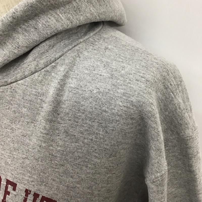チャンピオン Champion パーカー 長袖 長袖パーカー フード付き長袖カットソー スウェット カジュアルカットソー M ロゴ、文字 灰 / グレー / メンズ USED 古着 中古 10107243