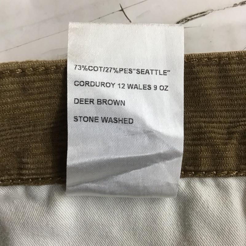 カーハート Carhartt ボトムス ボトムス コーデュロイパンツ 32×32 32 ワンポイント 茶 / ブラウン / メンズ USED 古着 中古 10119833