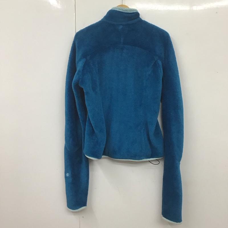 パタゴニア patagonia ジャケット、上着 ジャンパー、ブルゾン ジップアップジャケット ジャンパー ジャケット カジュアルジャケット フリースジャケット M ロゴ、文字 青 / ブルー / レディース USED 古着 中古 10106669