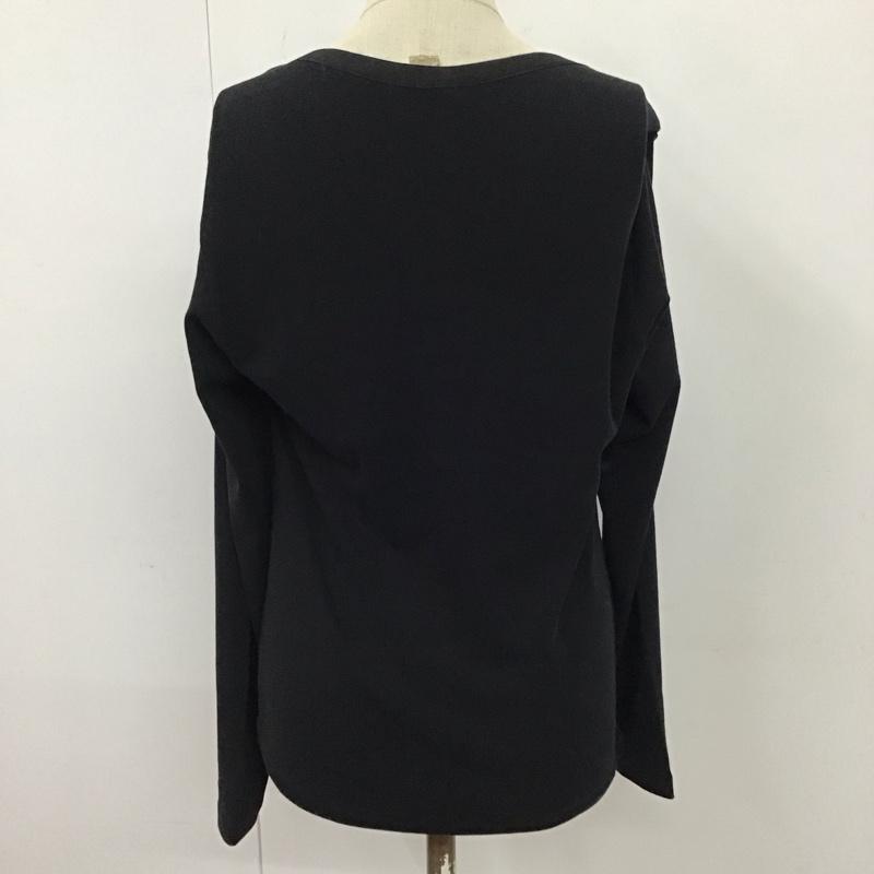 ワイズ Y s カットソー 長袖 無地 黒 / ブラック / レディース USED 古着 中古 10118823