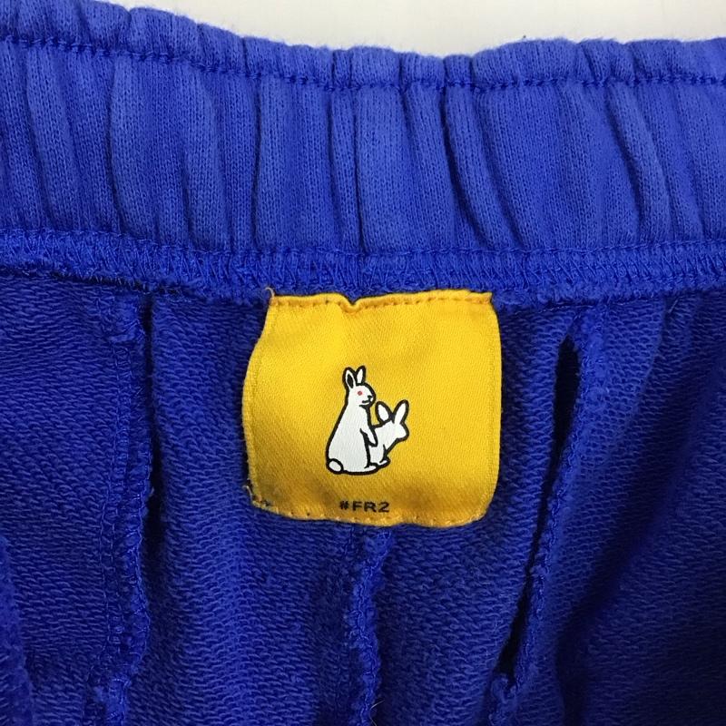 エフアールツー FR2 パンツ ショートパンツ スウェット 短パン L 無地 青 / ブルー /  メンズ USED 古着 中古 10123385