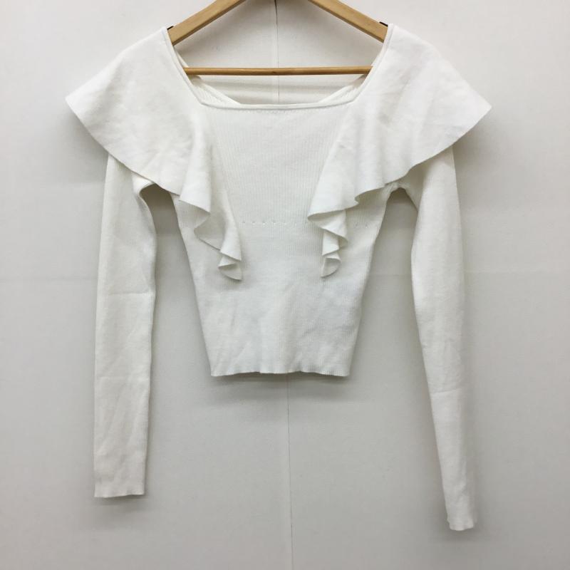 マーキュリーデュオ MERCURYDUO カットソー 長袖 FREE 無地 白 / ホワイト / レディース USED 古着 中古 10139805