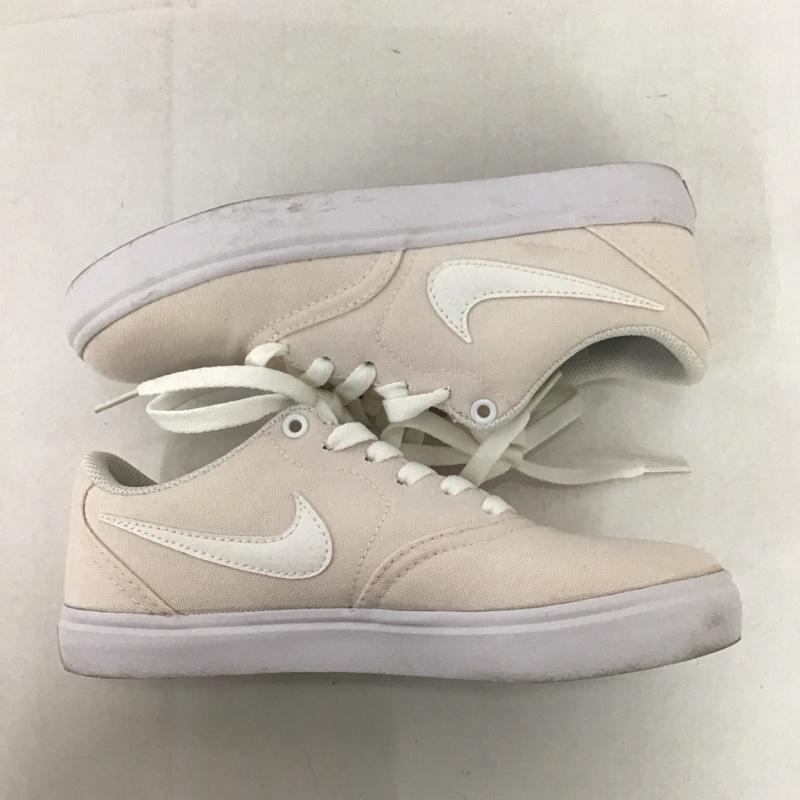 ナイキ NIKE スニーカー スニーカー 921463-603 SB CHECK SOLAR CNVS 22.5cm 22.5cm ロゴ、文字 桃 / ピンク / レディース USED 古着 中古 10126320