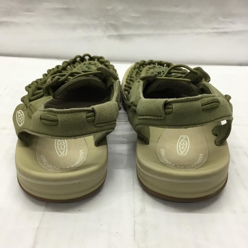 キーン KEEN サンダル サンダル 1025185 UNEEK スポーツサンダル 24cm 24.0cm ロゴ、文字 カーキ / カーキ / レディース USED 古着 中古 10106878