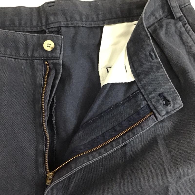 チャップス CHAPS パンツ チノパン チノパン ワイドパンツ カジュアルパンツ 無地 紺 / ネイビー / メンズ USED 古着 中古 10131343