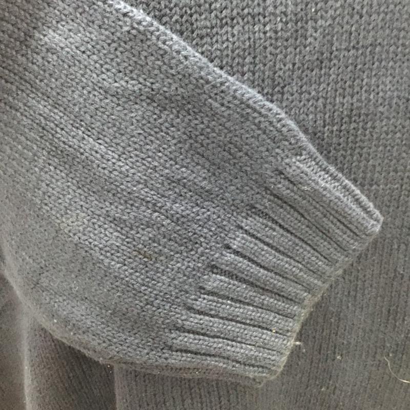 チャップス CHAPS ニット、セーター 長袖 長袖ニットカットソー ニット セーター クルーネックニット L ロゴ、文字 紺 / ネイビー / メンズ USED 古着 中古 10120448